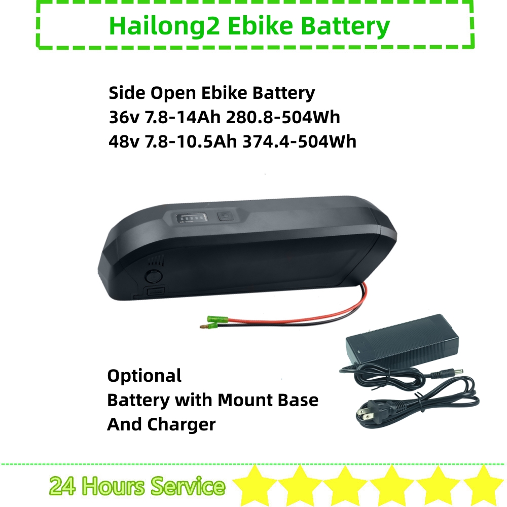 Ebike Battery 48V 20Ah Hailong - Аккумулятор для электровелосипеда Hailong, двухсторонний открытый