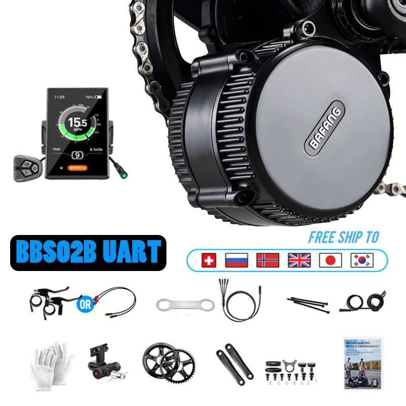 Bafang Bbs02B 48V 750W Mid Drive Kit - Набор для преобразования центрального привода Bafang