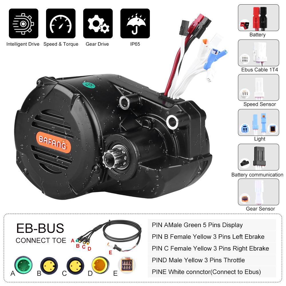 Комплект для переоборудования  – обзор и цена Mid Drive Motor Kit 52V 1000W