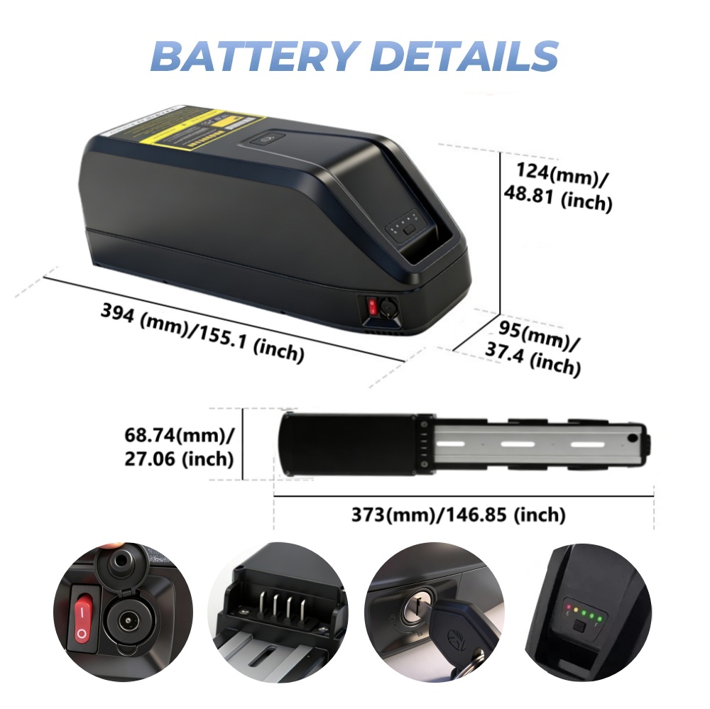 Аккумулятор литиевый 36В/48В д – обзор и цена Ebike Battery 48V 20Ah Hailong