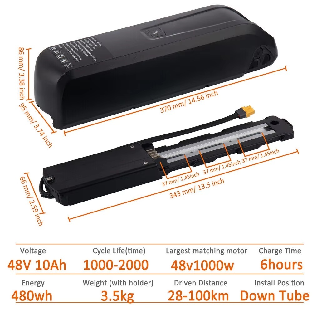 Новая аккумуляторная батарея H – обзор и цена Ebike Battery 48V 20Ah Hailong
