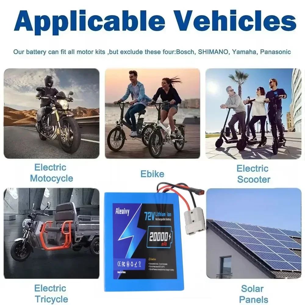 Литиевая аккумуляторная батаре – обзор и цена Electric Bicycle Battery 72V 30Ah