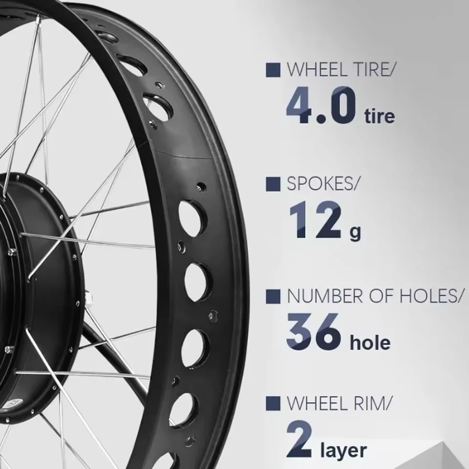 Комплект для переоборудования  – обзор и цена Ebike Conversion Kit 72V 3000W