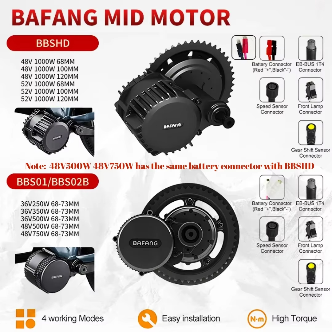 Комплект для переоборудования  – обзор и цена Mid Drive Motor Kit 52V 1000W